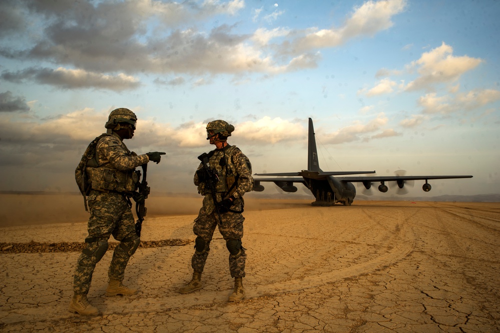 Airmen and soldiers conduct joint training