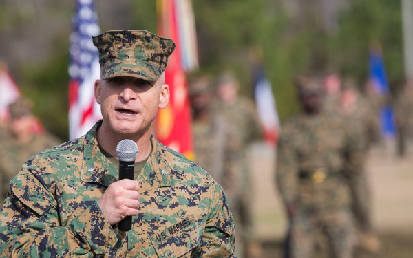 8th Engineer Support Battalion Change of Command Ceremony