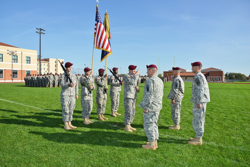 2-503 IN (Airborne) Change of Responsibility