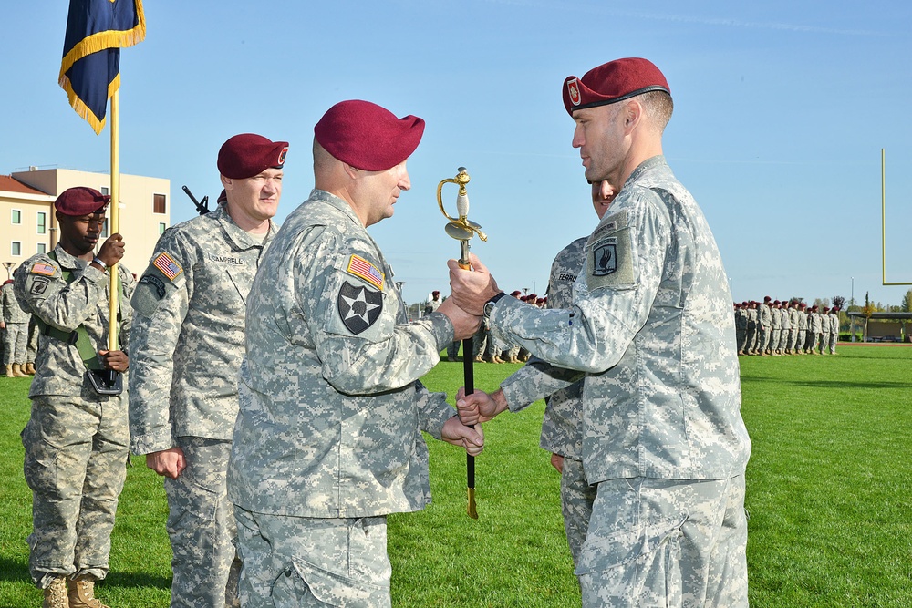 2-503 IN (Airborne) Change of Responsibility