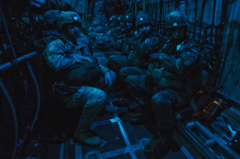 82nd Airborne Division Paratroopers conduct nighttime airborne operation with German counterparts