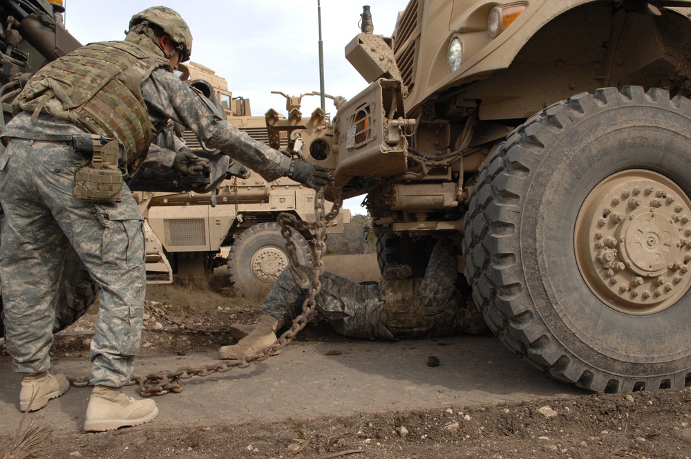 1460th Transportation Company Conducts Convoy Operations