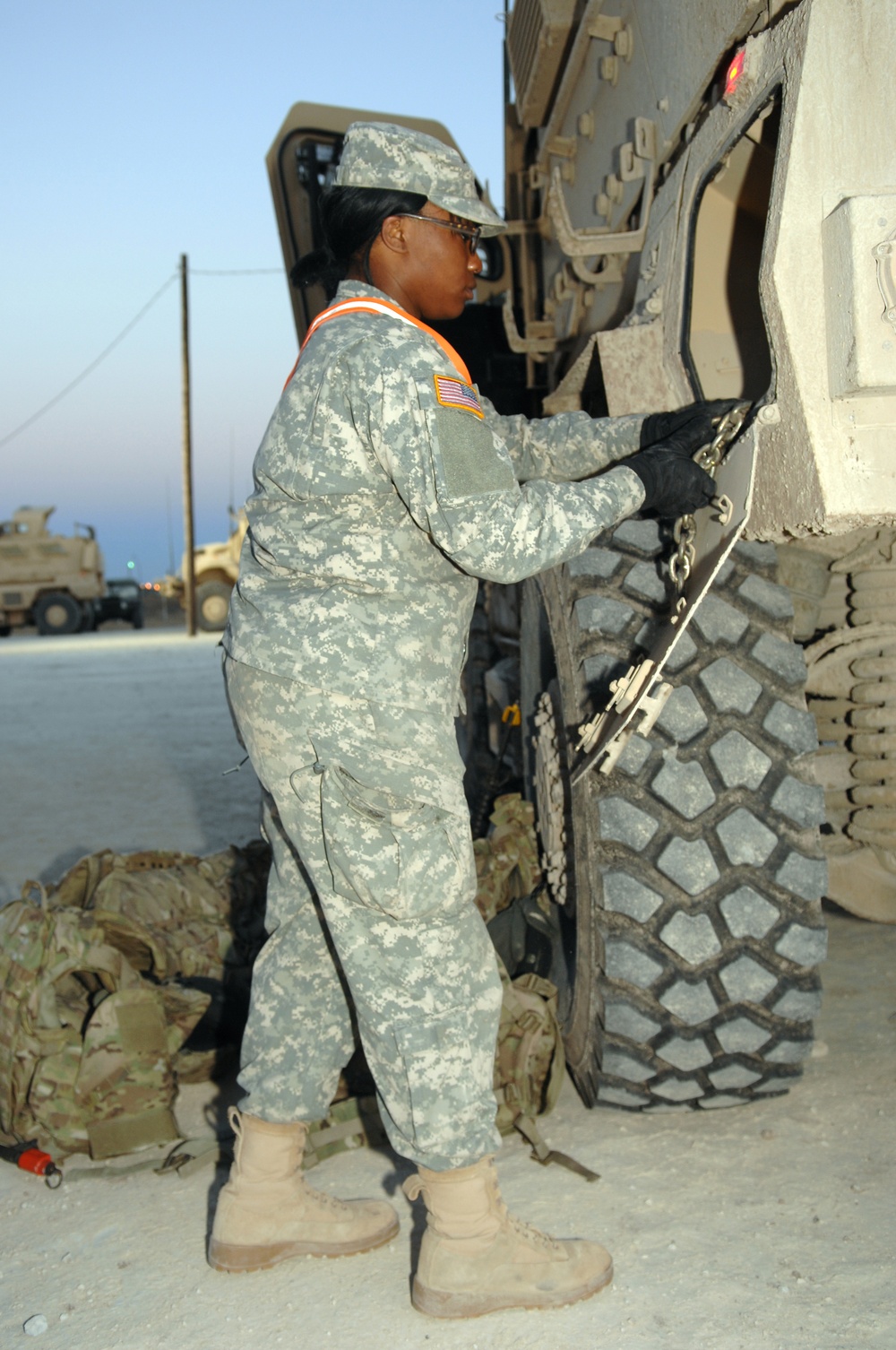 1460th Transportation Company Conducts Convoy Operations