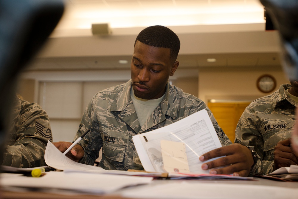 169th Fighter Wing AEF personnel processing