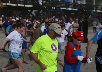 New River Marines Dip into Freezing Fun at Polar Plunge