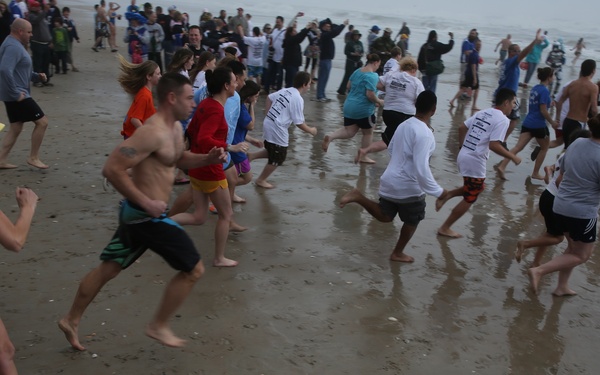 New River Marines Dip into Freezing Fun at Polar Plunge