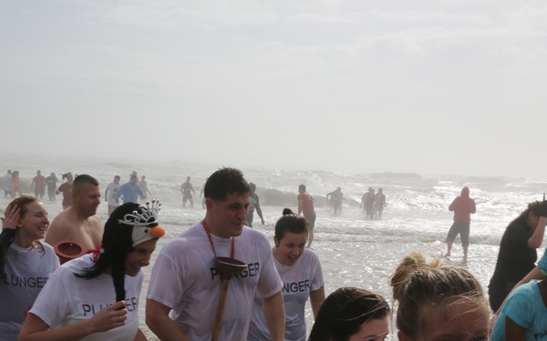 New River Marines Dip into Freezing Fun at Polar Plunge