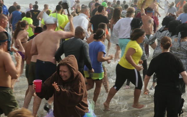 New River Marines Dip into Freezing Fun at Polar Plunge