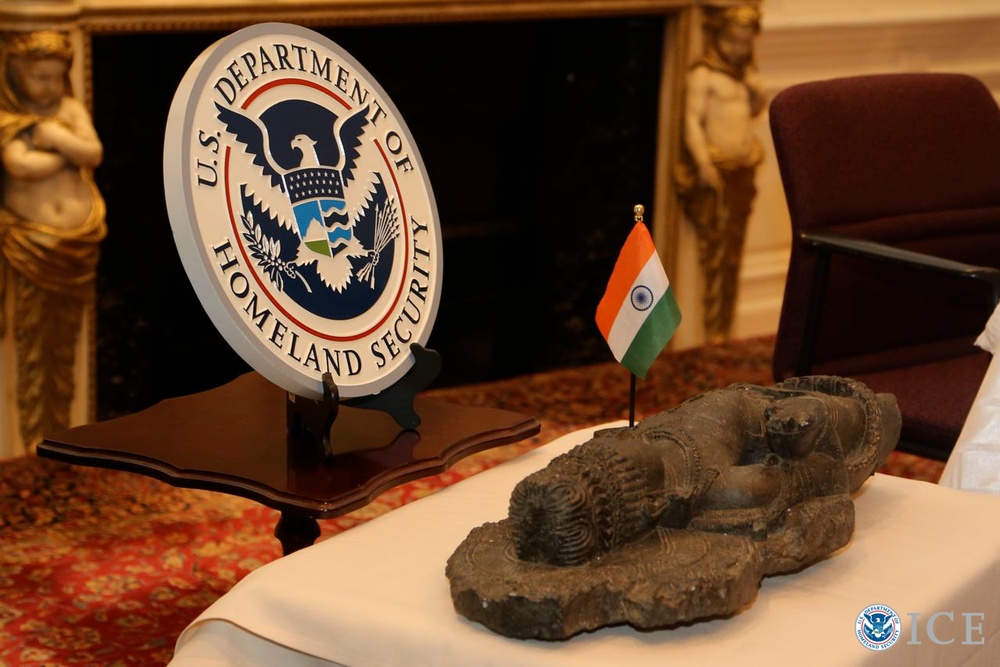 ICE returns recovered, ‘most wanted’ stolen antiquities to India