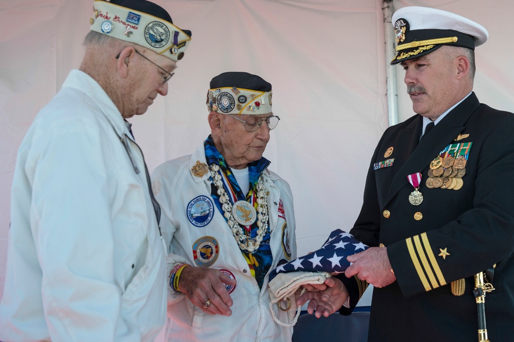 USS Pearl Harbor change of command