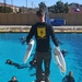 7th ESB Marines test their amphibious abilities during swim qualification