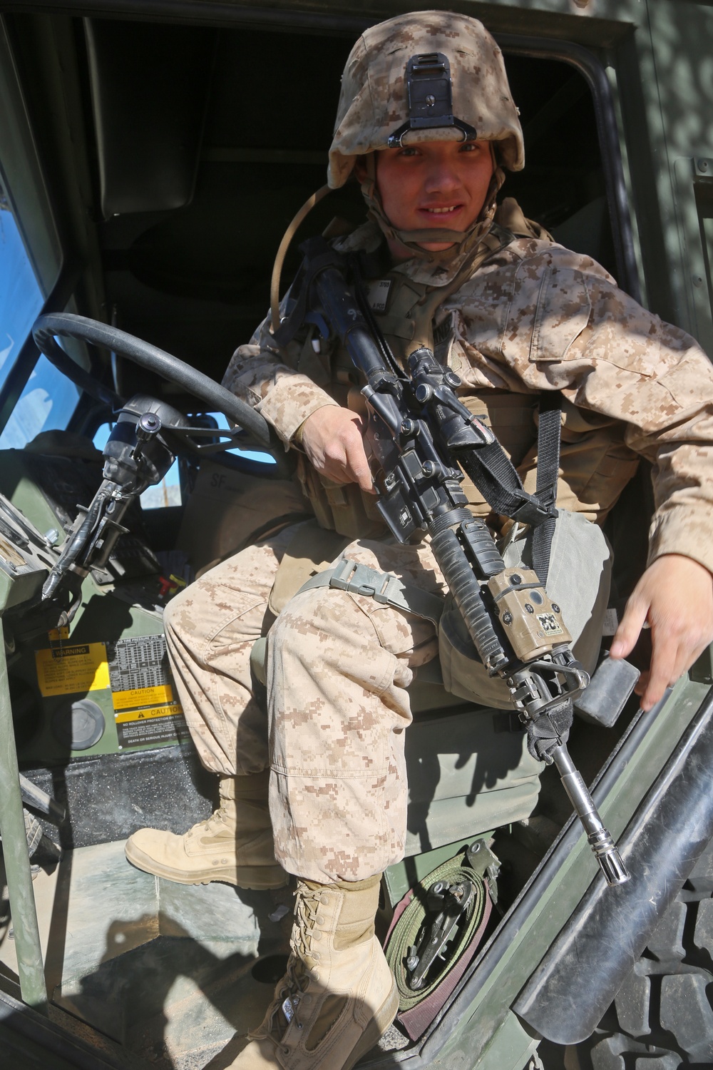 CLB-5 Motor Transportation Operator enjoys the military life