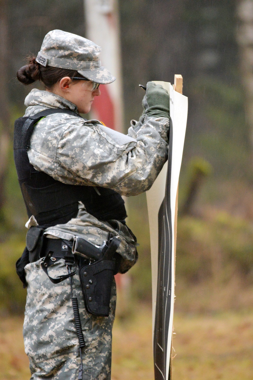 615th Military Police Company live fire training