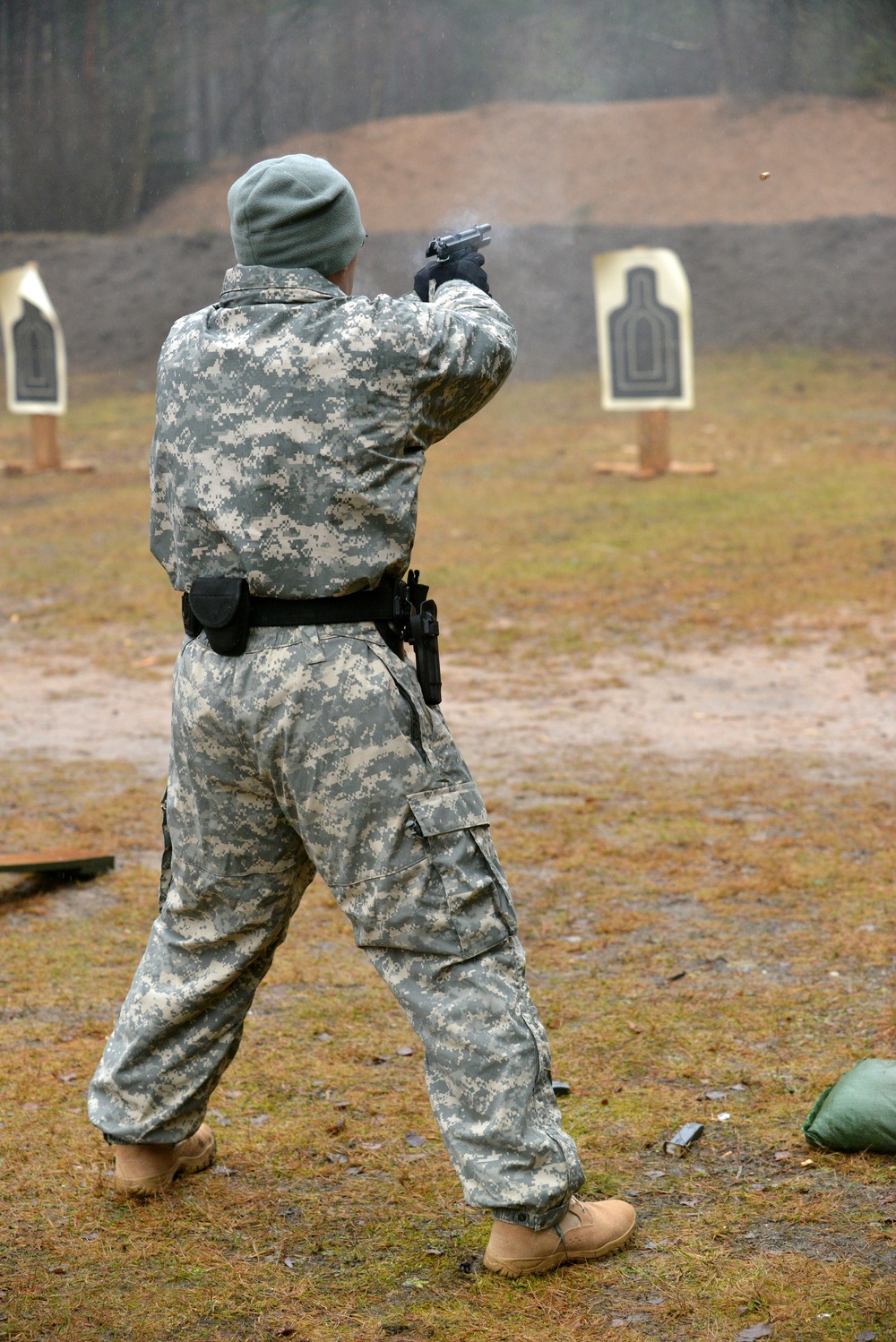 615th Military Police Company live fire training