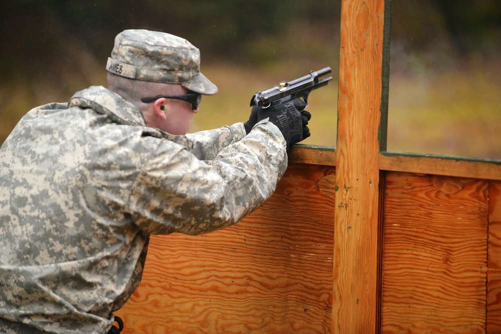 615th Military Police Company live fire training