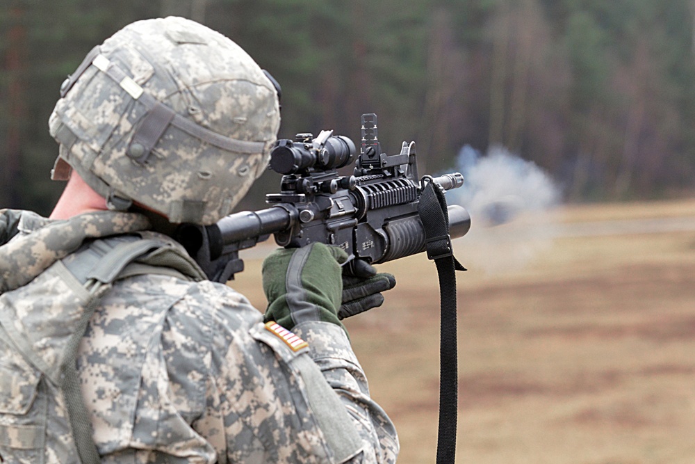 615th Military Police Company live fire training