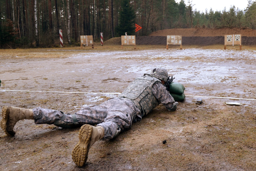 615th Military Police Company live fire training