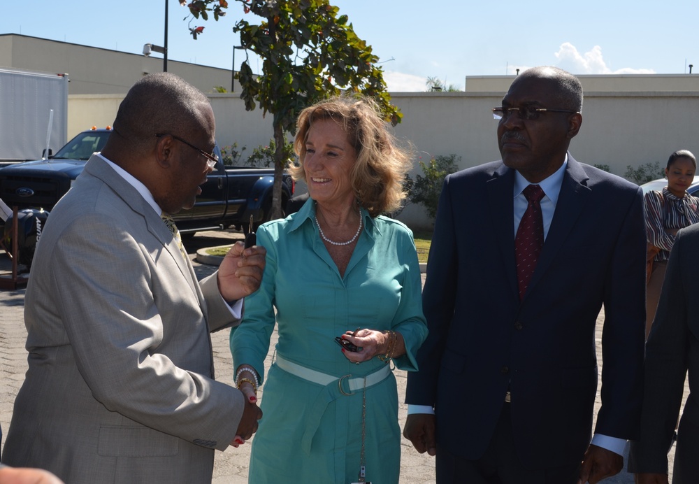 US donates trucks, boats to Haitian disaster relief agencies