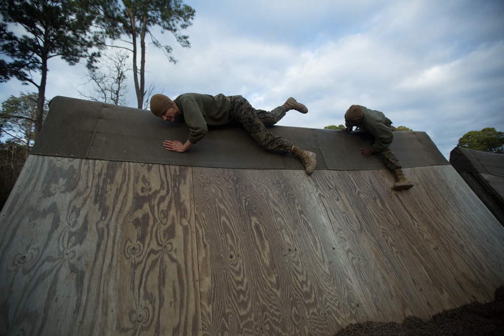 Photo Gallery: Marine recruits overcome obstacles on Parris Island Confidence Course