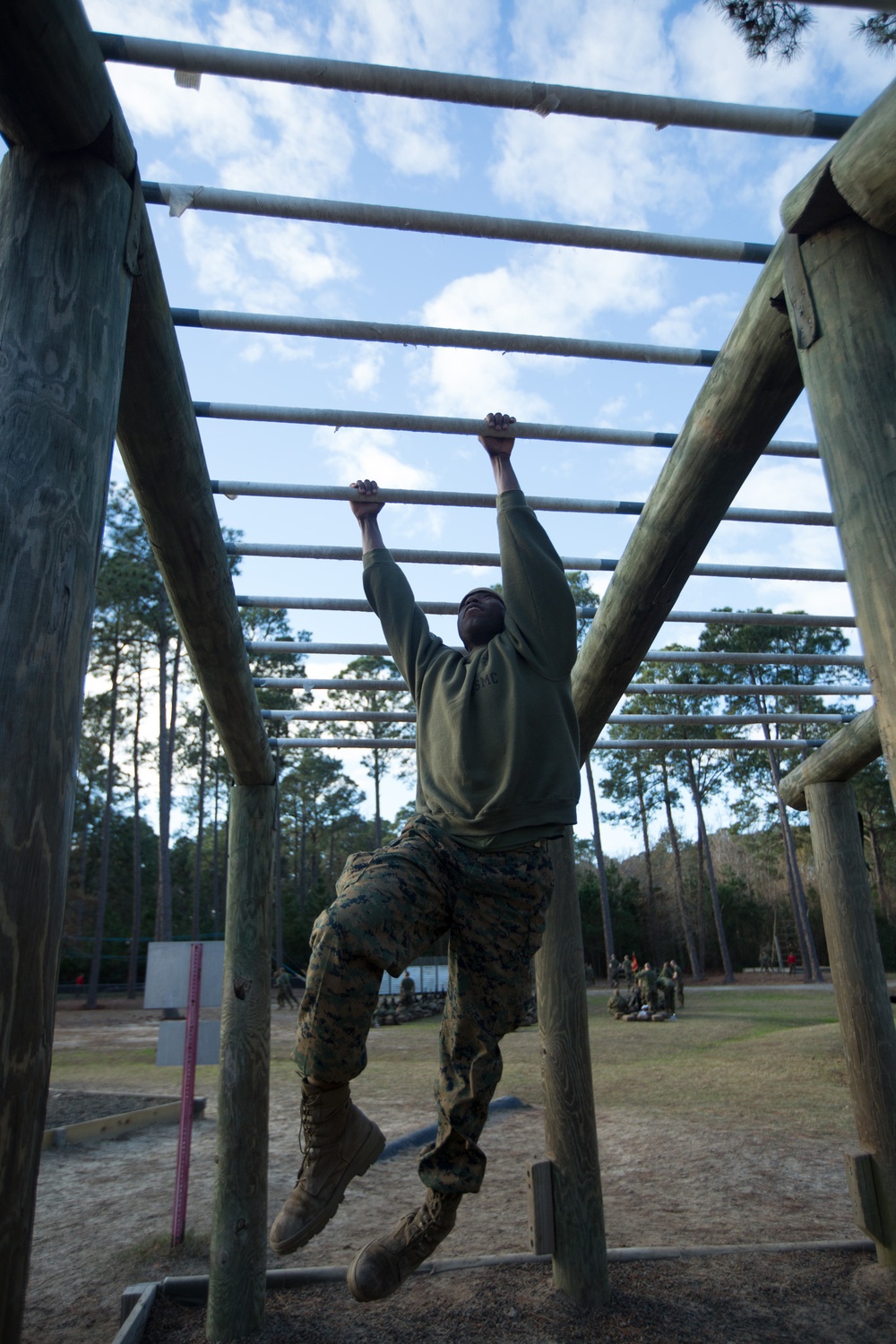 Photo Gallery: Marine recruits overcome obstacles on Parris Island Confidence Course