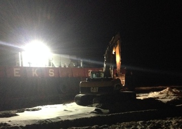 Grounded barge refloated at Silver Point County Park