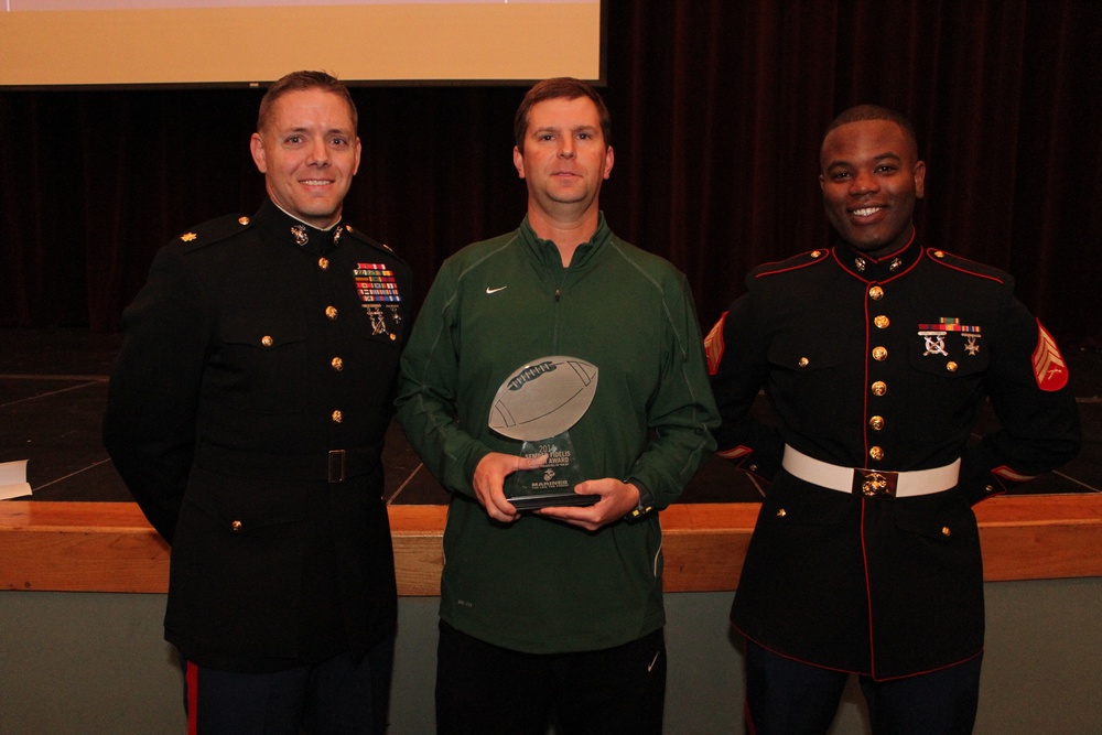 San Antonio High School football coach receives Semper Fi Coach Award