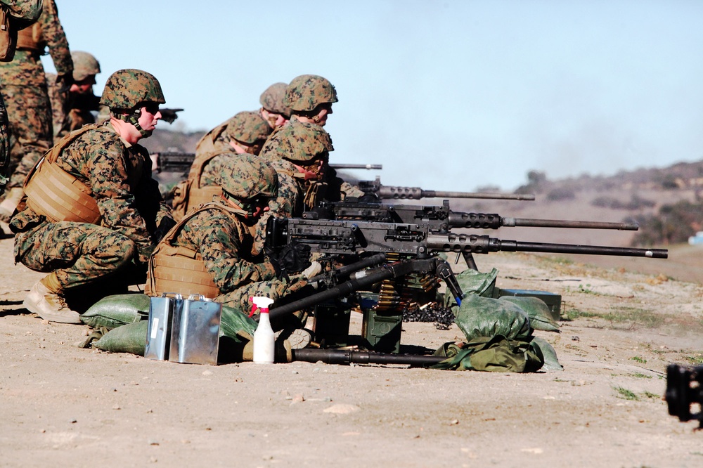 1st Combat Engineer Battalion participates in Machine Gunners Course