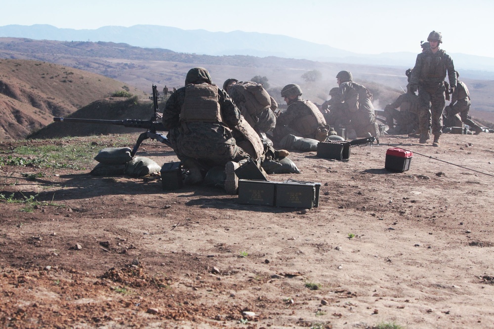 1st Combat Engineer Battalion participates in Machine Gunners Course