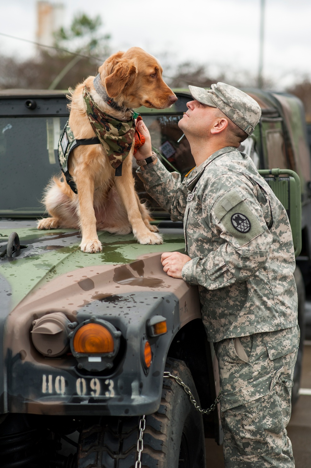 Man’s best friend helps NC Guardsman with PTSD