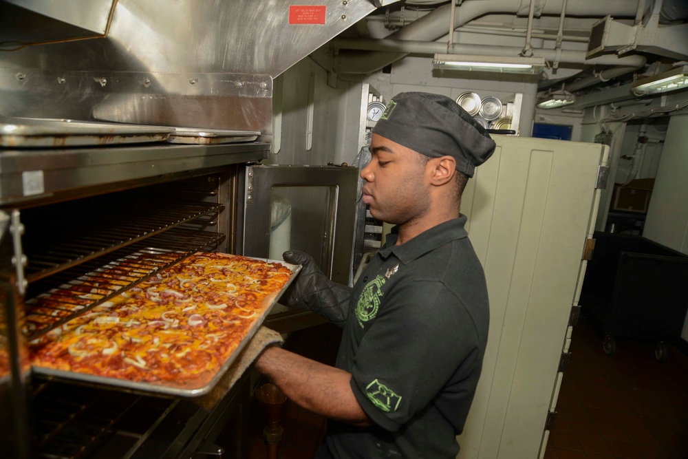 USS Harry S. Truman galley activity