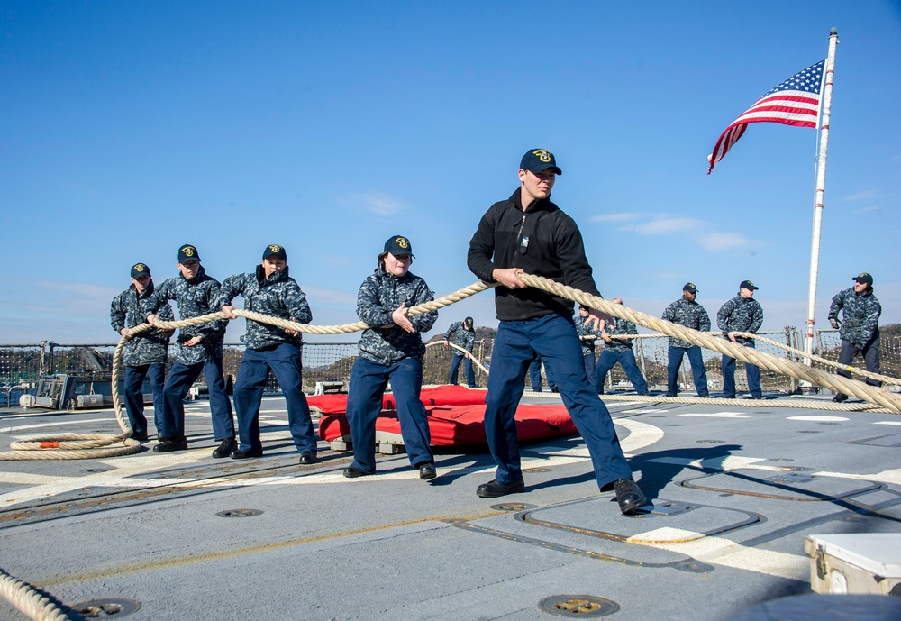 USS McCampbell operations
