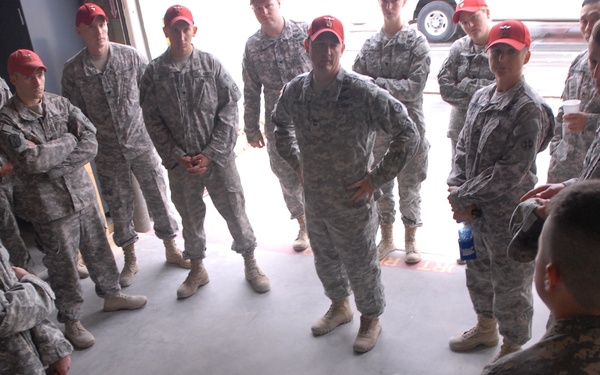 861st QM Co. rigs for Southwest Asia