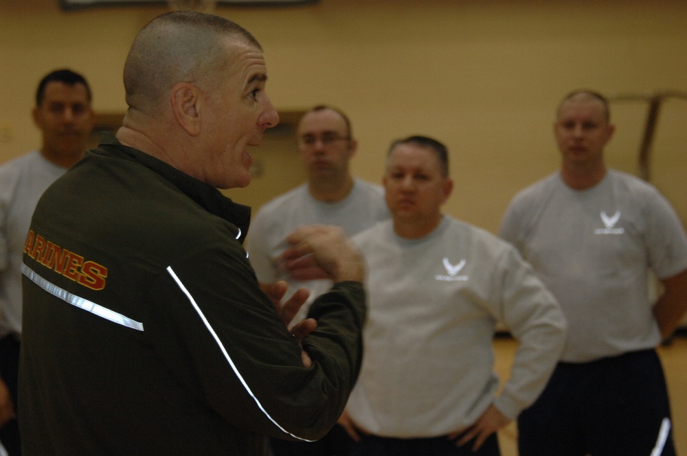 SEAC visits airmen at Minot AFB