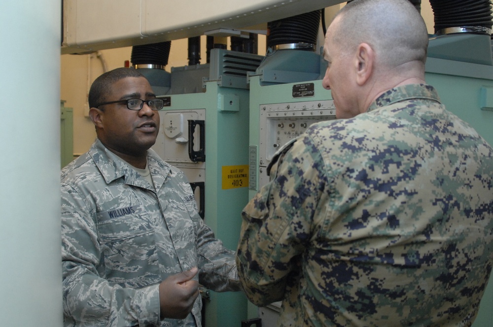 SEAC visits airmen at Minot AFB