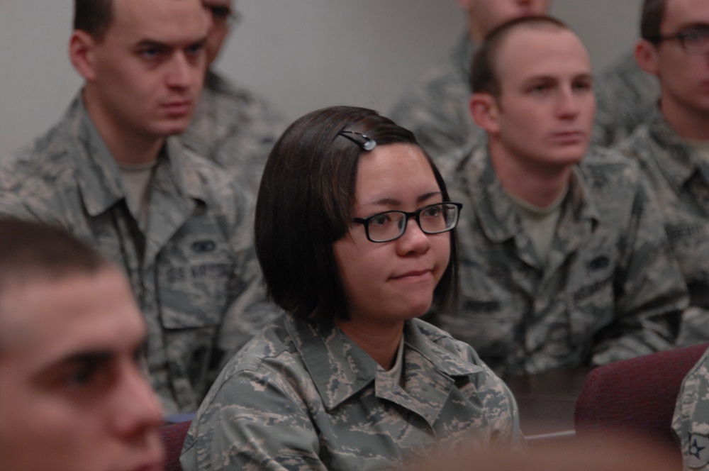SEAC visits airmen at Minot AFB