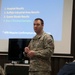 Lt. Col. Jonathan Ebbert, of the 33rd Civil Support Team, DC National Guard, gives a briefing