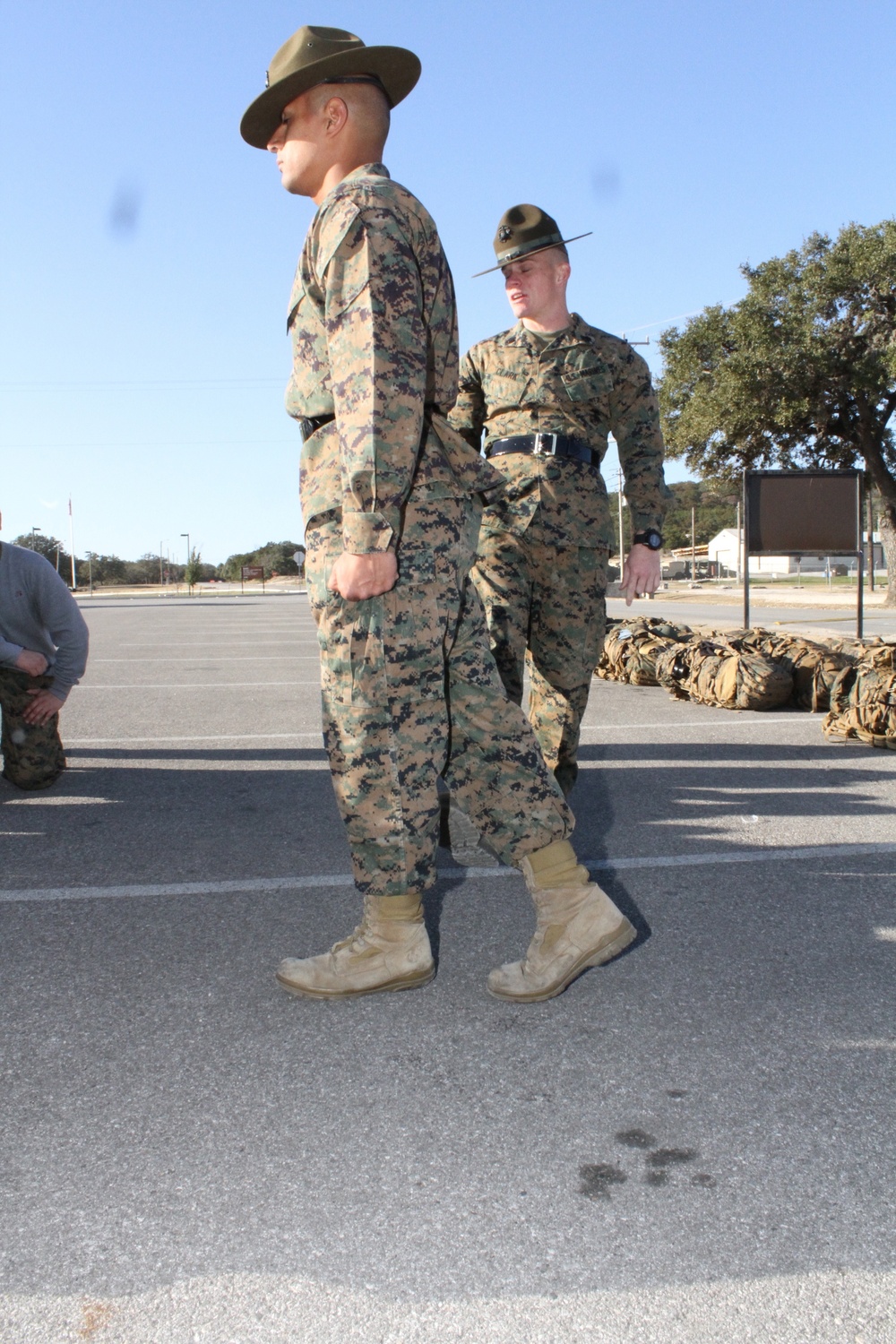 Future Marine Officers face OCS challenge at Camp Bullis, Texas