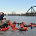 Coast Guard Sector Baltimore reservists conduct cold-water survival training