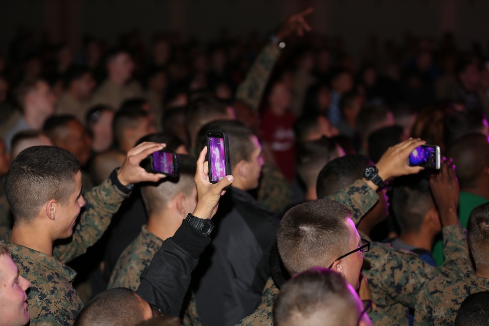 Leatherneck Comedy Tour brings laughs to Combat Center