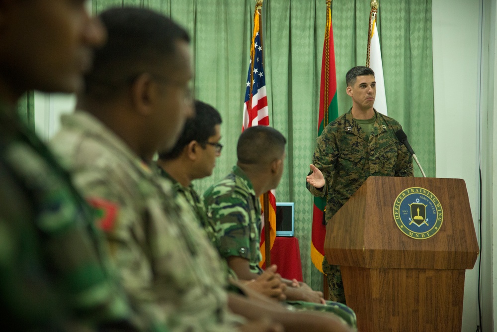 U.S. and Maldivian Marine Corps Officer Seminar Opening Ceremony