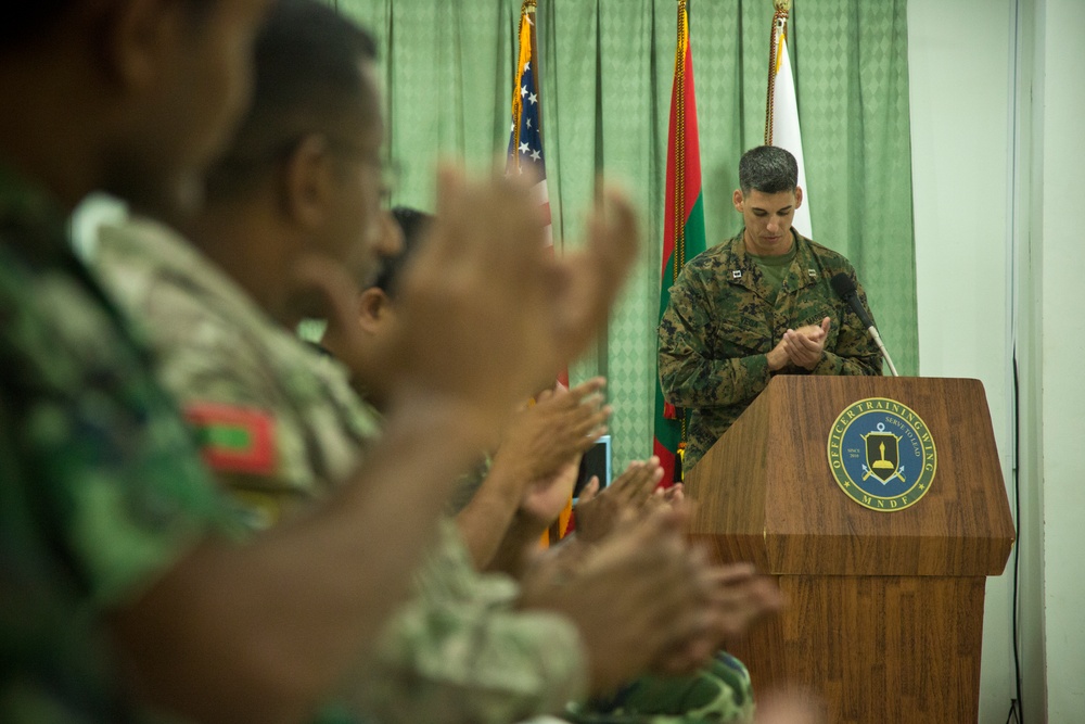 U.S. and Maldivian Marine Corps Officer Seminar Opening Ceremony