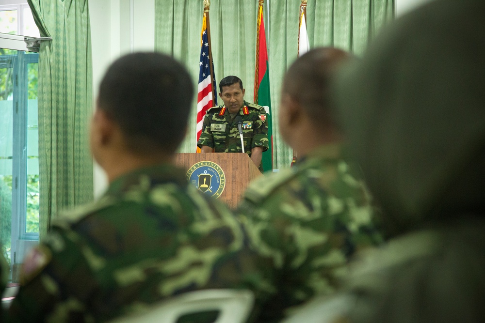 U.S. and Maldivian Marine Corps Officer Seminar Opening Ceremony