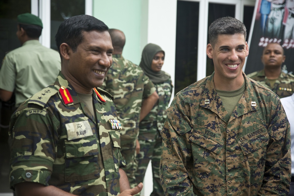 U.S. and Maldivian Marine Corps Officer Seminar Opening Ceremony