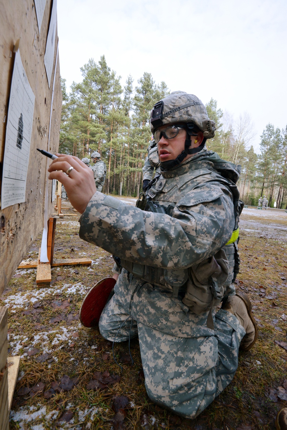 615th Military Police Company live fire training