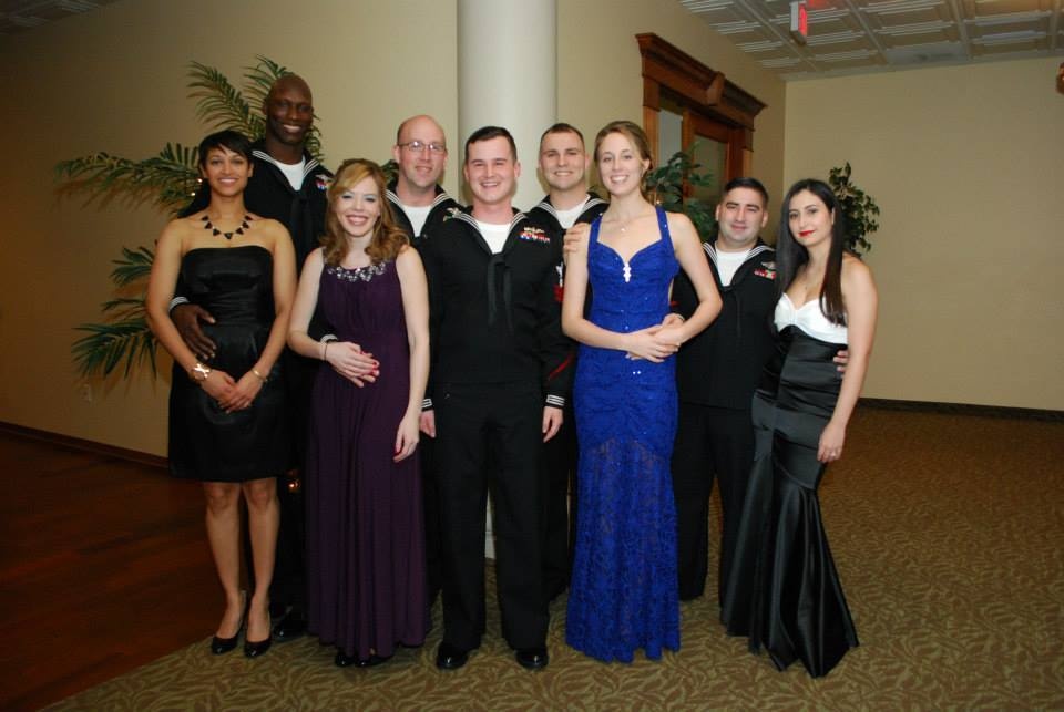 Quantico sailors have a ball