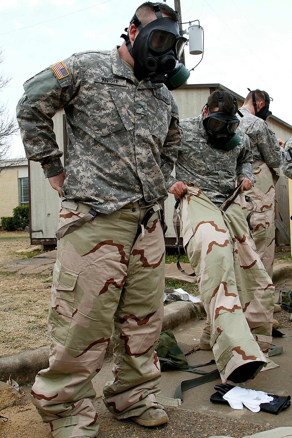 Hammer suits up for CBRN training