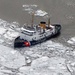 Coast Guard conducts icebreaking operations on Hudson River