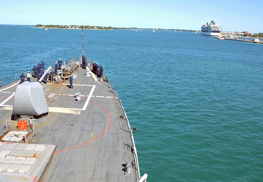 USS Cole visits Key West