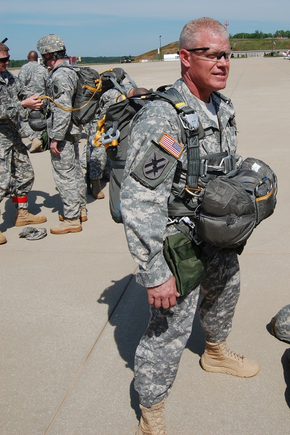 Citizen-soldiers flying overhead