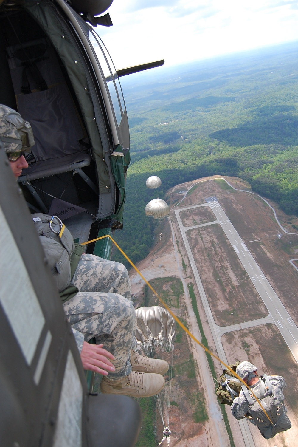 Citizen-soldiers flying overhead